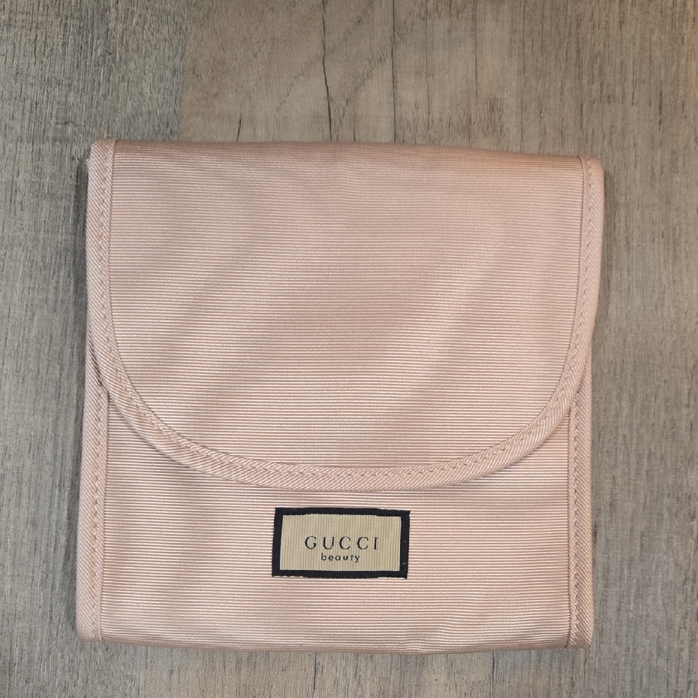 NEW!! Gucci Beauty Pink Travel Pouch
